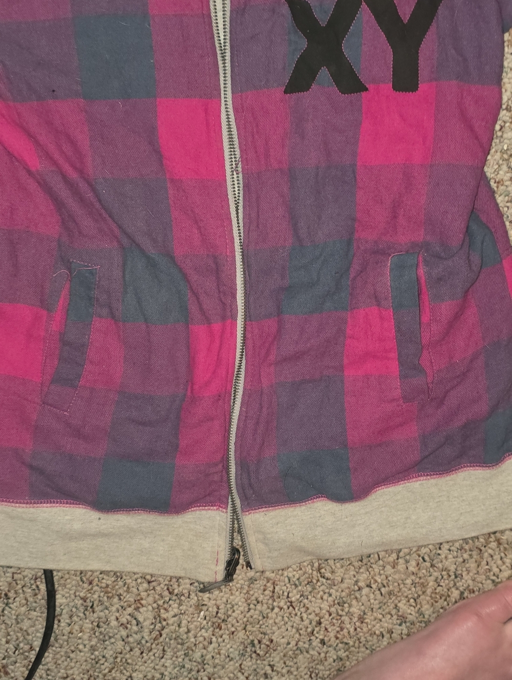 Vintage Roxy Reversible Zip Up Jacket - Picture 5 of 8